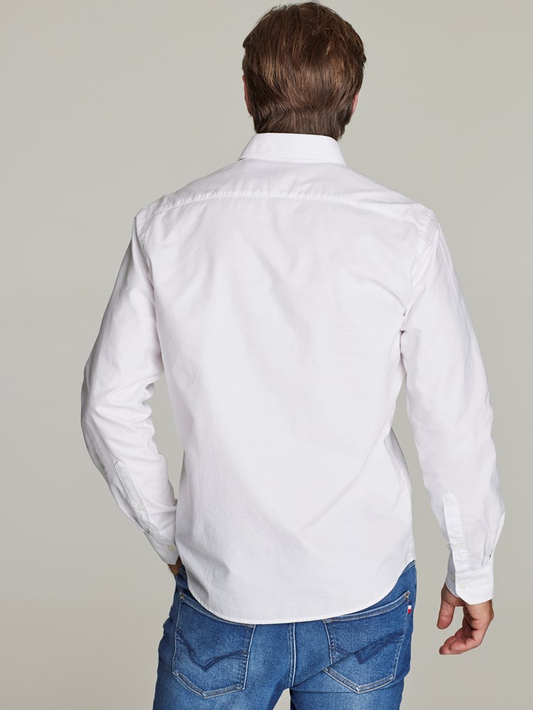 Oxford skjorte - regular fit 7249304_JEAN PAUL_S22_OXFORD SKJORTE_5_O68_HVIT_999_Modell_-back_91278.jpg_