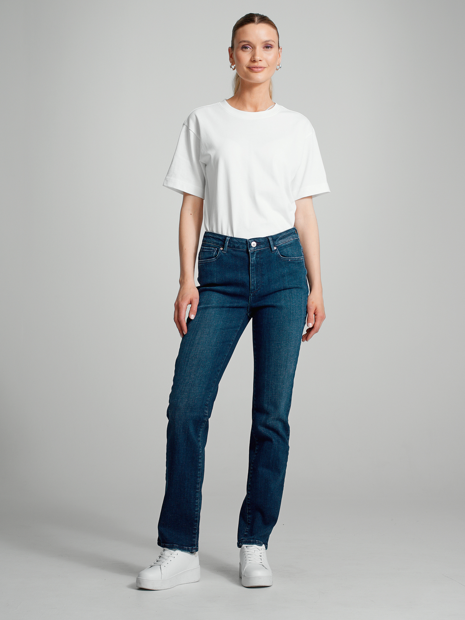 yo biotop straight soft flare denim 1 - パンツ