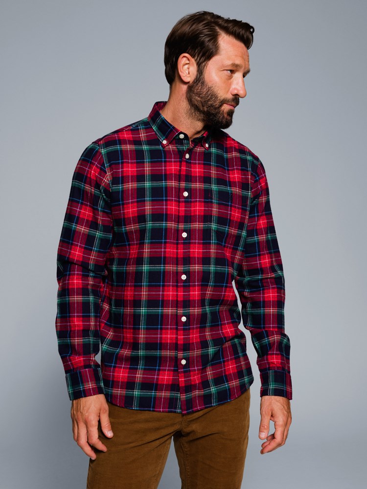 Lumber skjorte 7505878_K5N-REDFORD-W23-Modell-Front_chn=match_8277_Lumber skjorte K5N 7505878.jpg_Front||Front