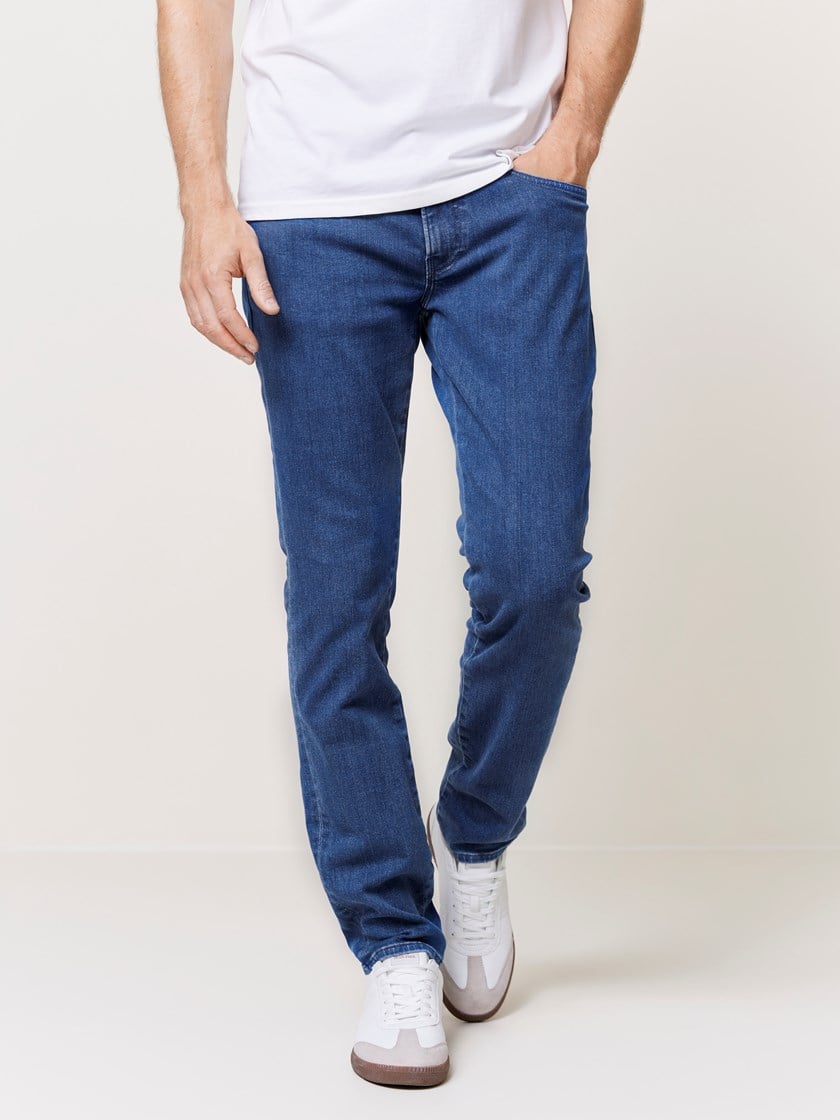 7510011 DAC 7510011_DAC-MarioConti-NOS-modell-front_Steve blue stretch jeans DAC.jpg_Front||Front